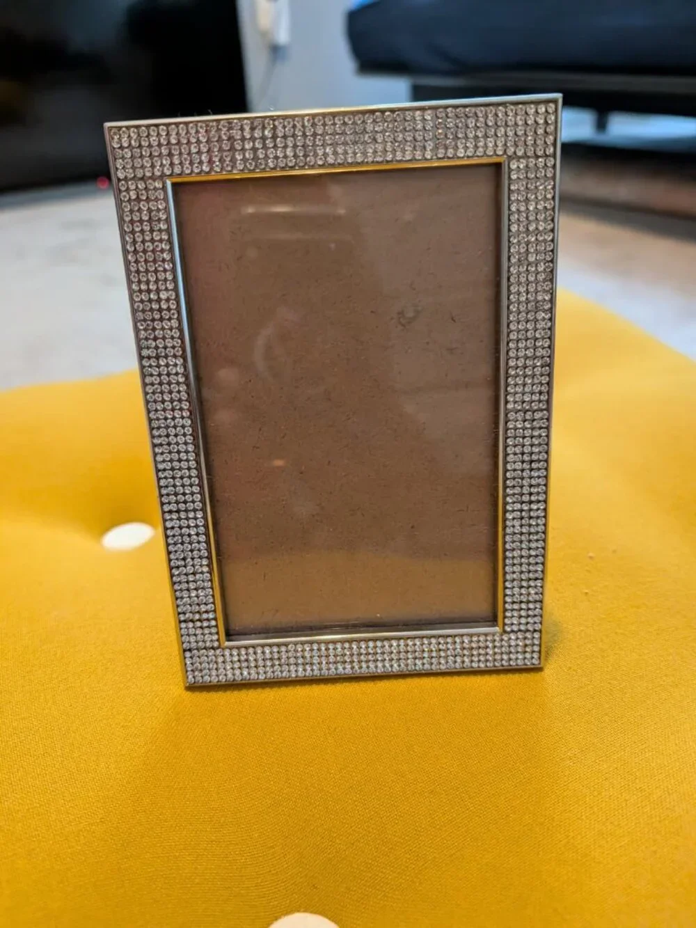 Rhinestone Photo Frame Glam Vanity Desk Décor Frame - Picture 4 of 4